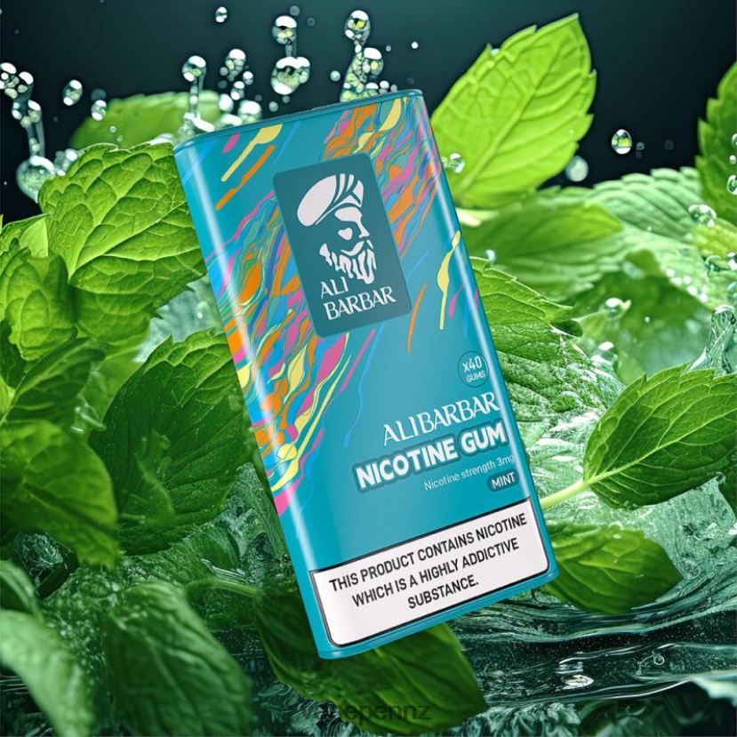 Alibarbar Nicotine Gum Mint 26JB6N101 Vape NZ