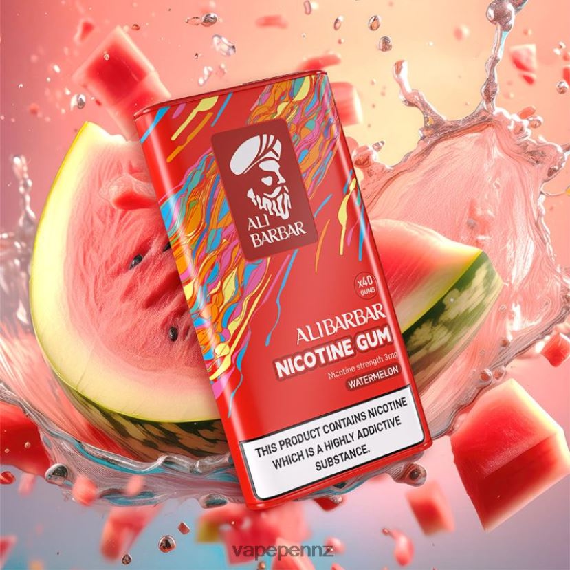 Alibarbar Nicotine Gum Watermelon 26JB6N103 Vape Pen NZ