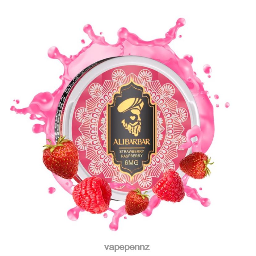 Alibarbar Nicotine Pouches Strawberry Raspberry 26JB6N92 Vape Juice