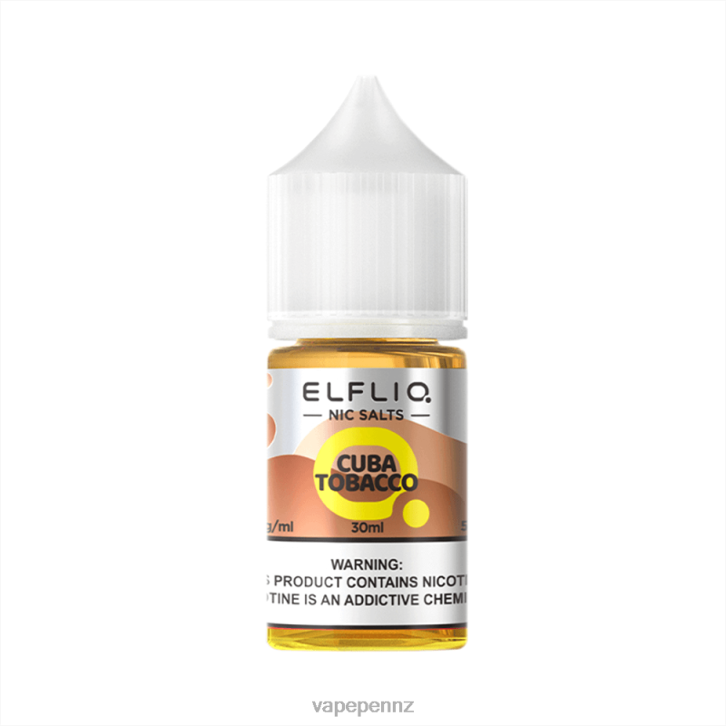 ELFBAR ELFLIQ nic salt 30ml CUBA TOBACCO 4ZBZ616