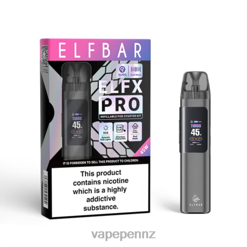 ELFBAR ELFX Pro Open Pod Device Grey 4ZBZ63