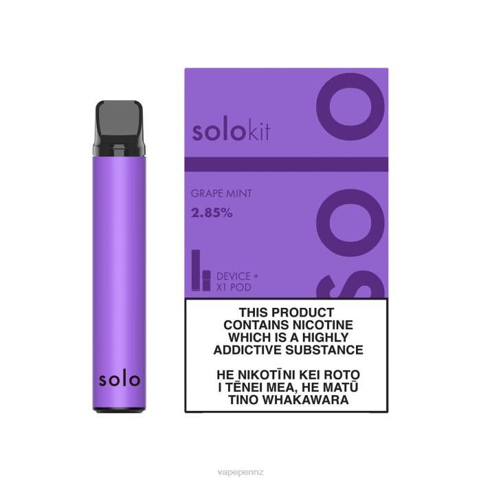 Vape NZ Grape Mint - Solo Pod Kit 40D845