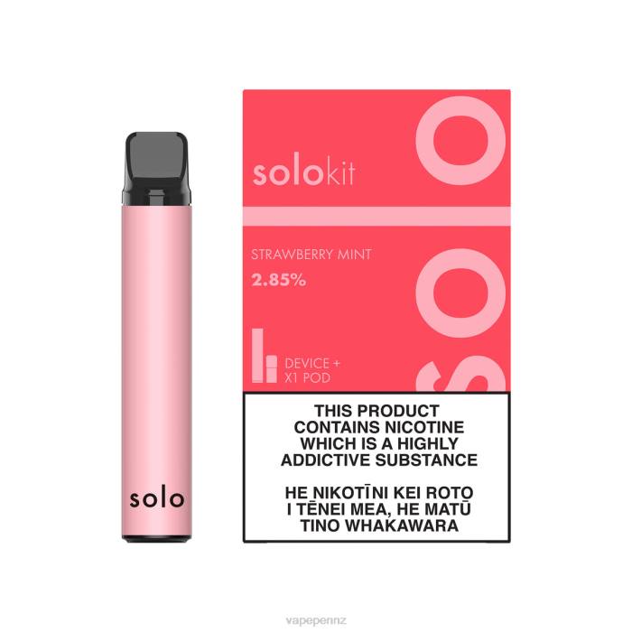 Vape NZ Strawberry Mint - Solo Pod Kit 40D841