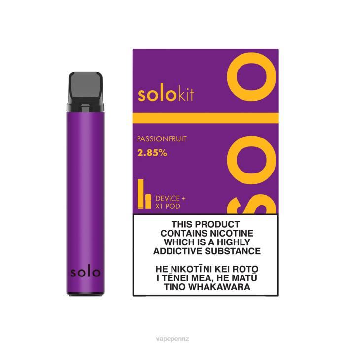 Vape New Zealand Passionfruit - Solo Pod Kit 40D842