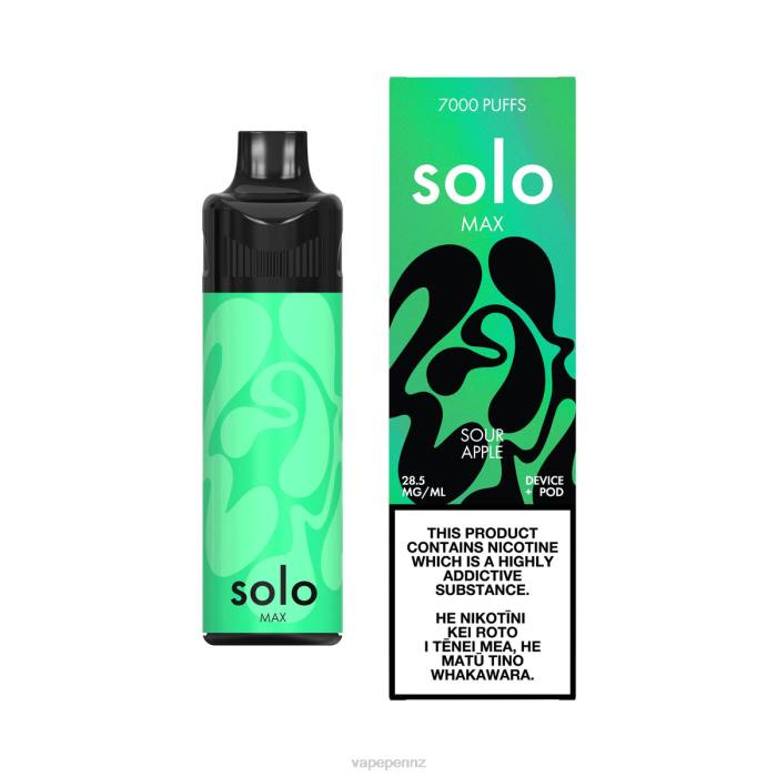 Vape New Zealand Sour Apple - Solo MAX Pod Kit 40D870