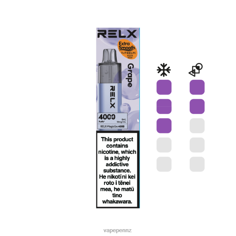 RELX MagicGo 4000 Disposable Vape | 822626 Vape New Zealand Grape