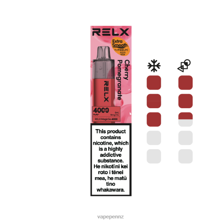 RELX MagicGo 4000 Disposable Vape | 822628 Vape New Zealand Cherry Pomegranate