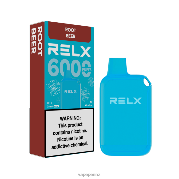 RELX Crush Pocket 6000 Icy | 8226220 Vape New Zealand Root Beer