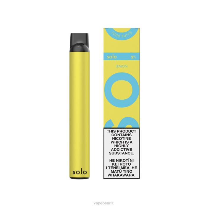 Vape NZ Lemon - Solo Disposable Vape 40D815