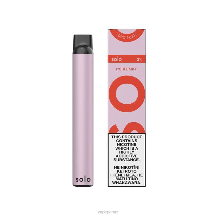 Vape NZ Lychee Mint - Solo Disposable Vape 40D89