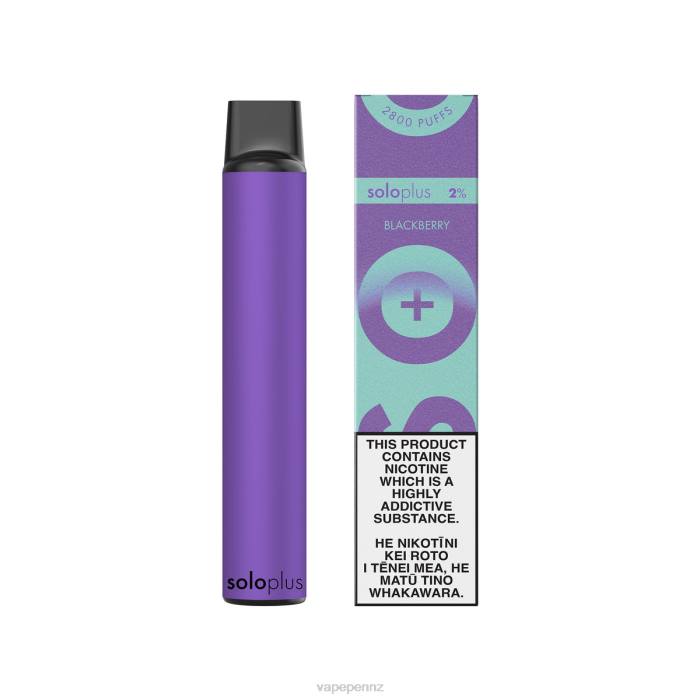 Vape New Zealand Blackberry - Solo Plus Disposable Vape Paradise Collection 40D838