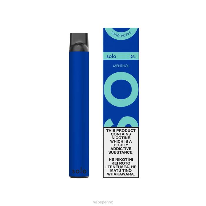 Vape New Zealand Menthol - Solo Disposable Vape 40D88