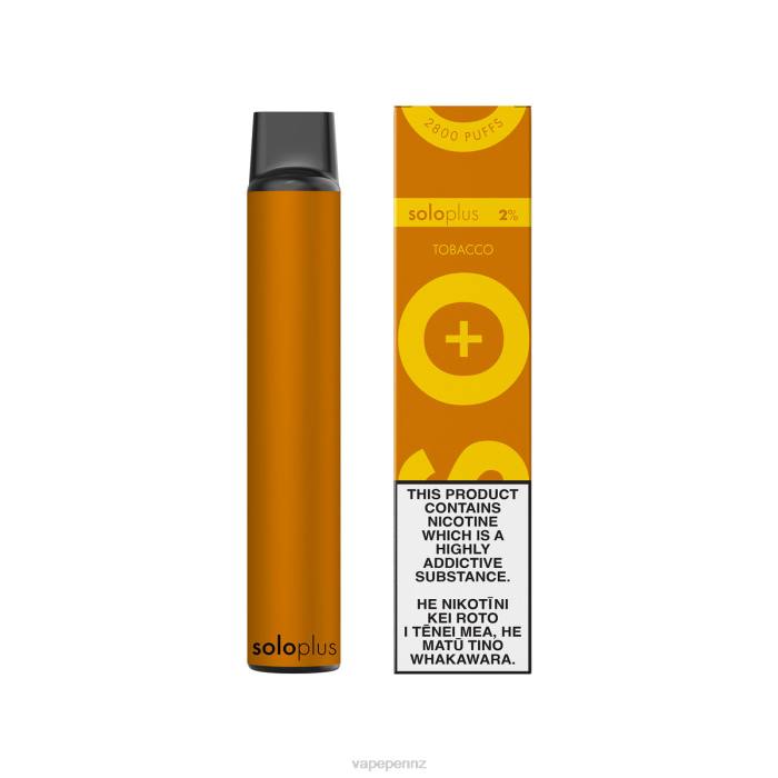 Vape New Zealand Tobacco - Solo Plus Disposable Vape 40D824