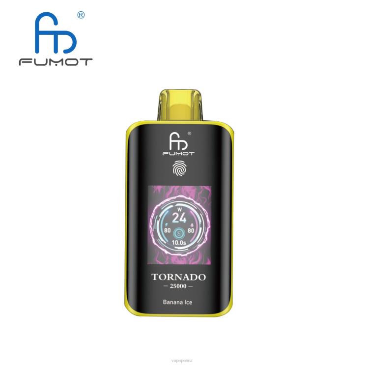 Fumot Tornado 25000 Disposable Vape Banana Ice | R2JBB1 Vape Liquid