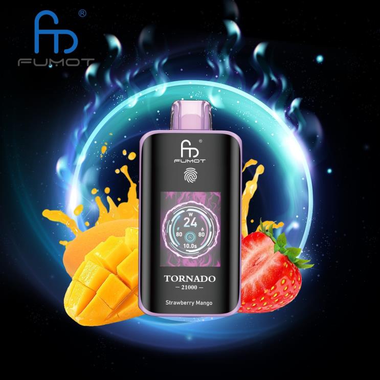 Fumot Tornado 25000 Disposable Vape Strawberry Mango | R2JBB11 Vape Liquid