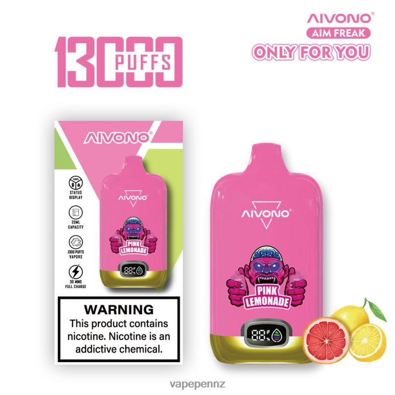 Aivono AIM FREAK 13000 Pink Lemonade - 2B88Z249 Vape NZ
