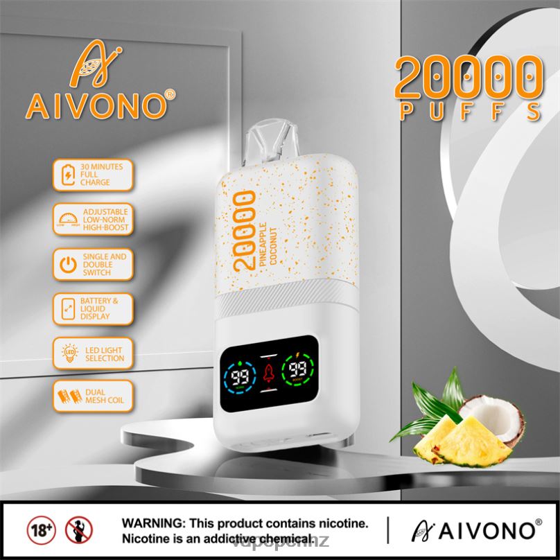 Aivono AIM magic 20000 Pineapple Coconut Ice - 2B88Z76 Vape New Zealand