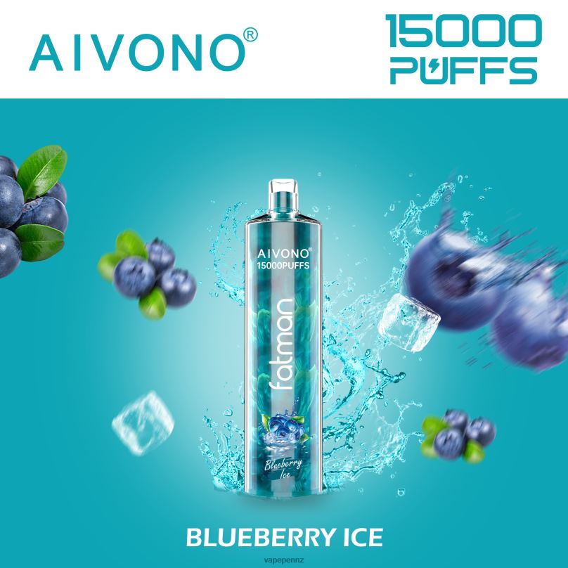 Aivono FATMAN 15000 Blueberry Ice - 2B88Z14 Vape New Zealand