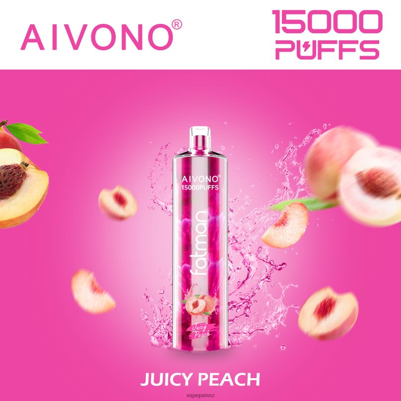 Aivono FATMAN 15000 Juicy Peach - 2B88Z17 Vape NZ