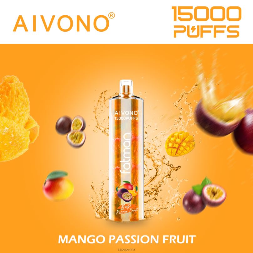 Aivono FATMAN 15000 Mango Passion Fruit - 2B88Z19 Vape NZ