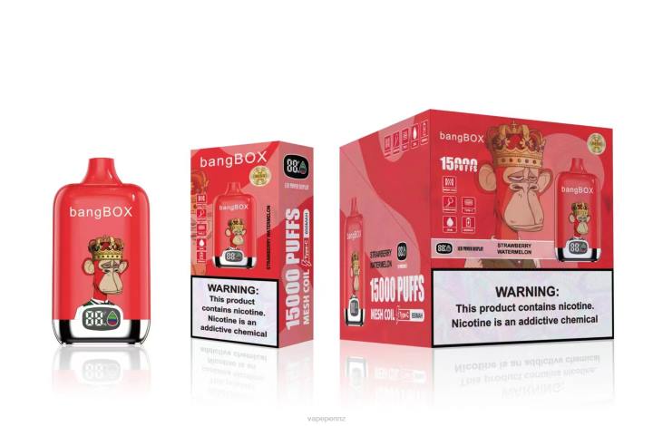 Vape Juice 4PBF47 Strawberry Watermelon - Bang Box 15000 Puffs