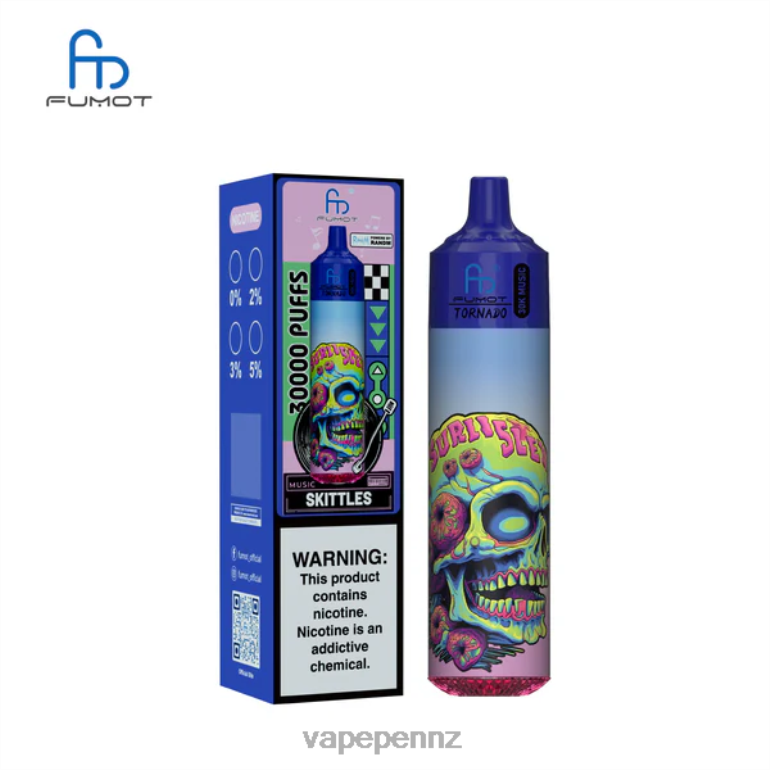 Vape Kits NZ 2F8T624 Skittles Fumot Tornado 30K Music
