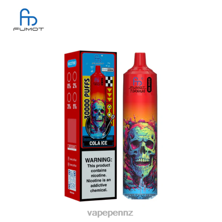 Vape Kits NZ 2F8T69 Cola Ice Fumot Tornado 30K Music