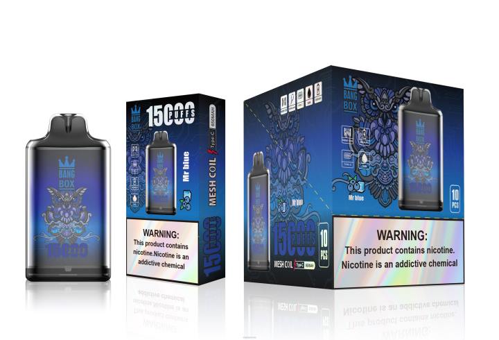 Vape Kits NZ 4PBF109 Mr Blue - Bang Box S1-15000 Puffs