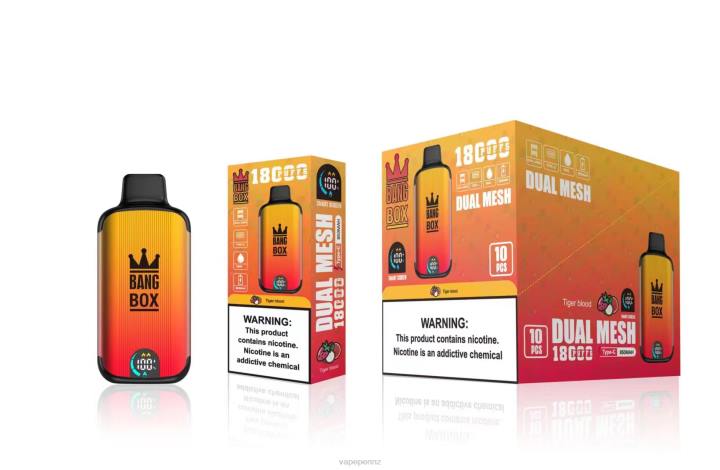 Vape Kits NZ 4PBF94 Tiger Blood - Bang Box 18000 puffs