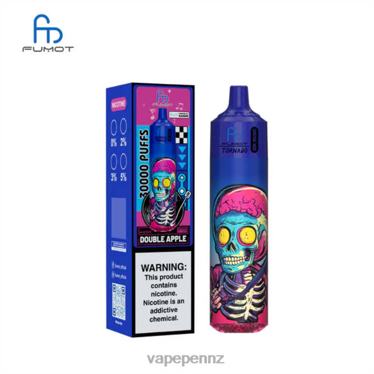 Vape NZ 2F8T611 Double Apple Fumot Tornado 30K Music