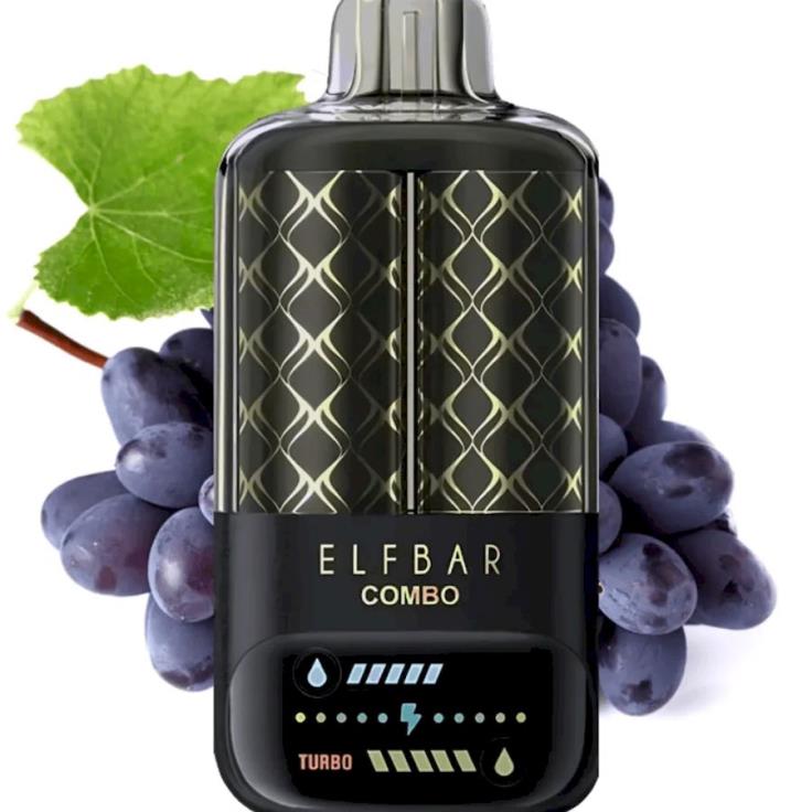Vape NZ 4P62R7 - Grape & Mary Drink Elf Bar Combo 25000