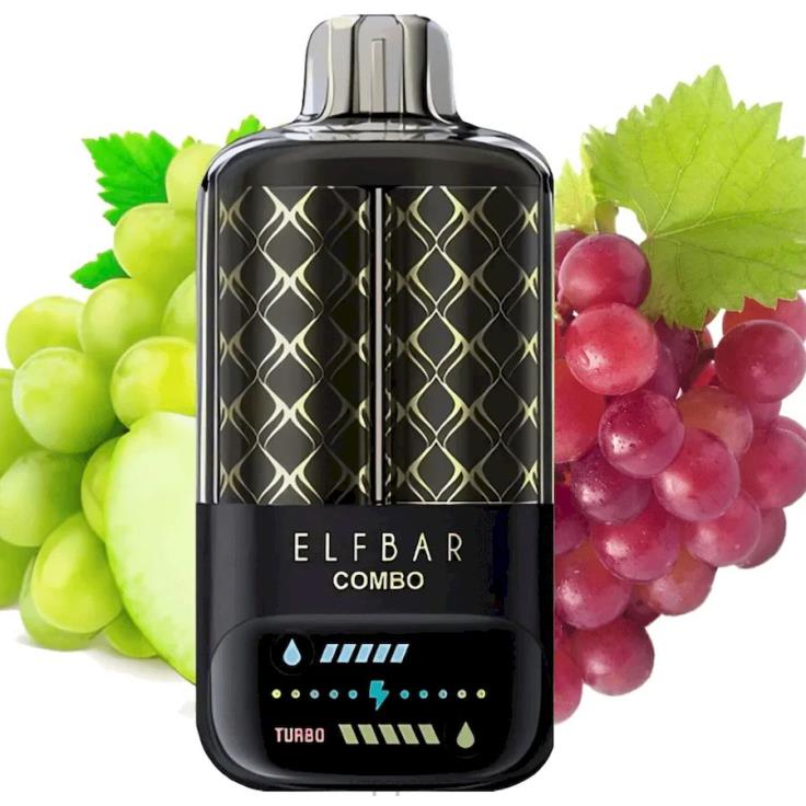 Vape NZ 4P62R9 - Green Grape & Grape Elf Bar Combo 25000