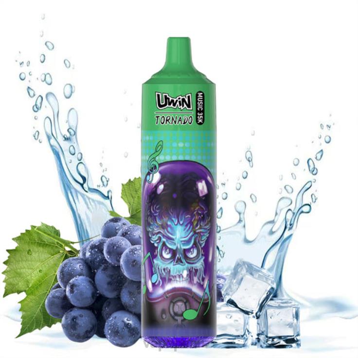 Vape NZ Grape Ice | UWIN CRYSTAL 35K DISPOSABLE VAPE 48X6P17