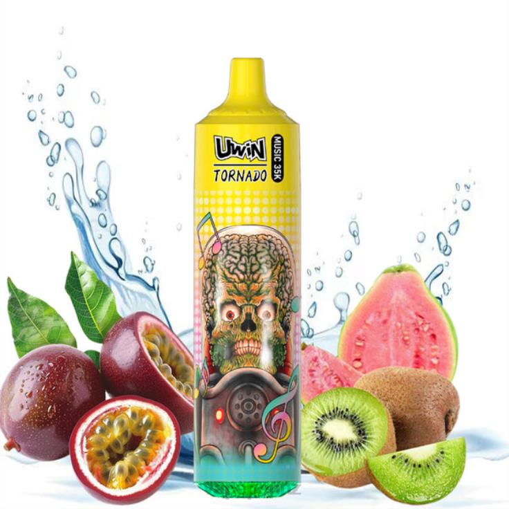 Vape NZ Kiwi Passion Fruit Guava | UWIN CRYSTAL 35K DISPOSABLE VAPE 48X6P23