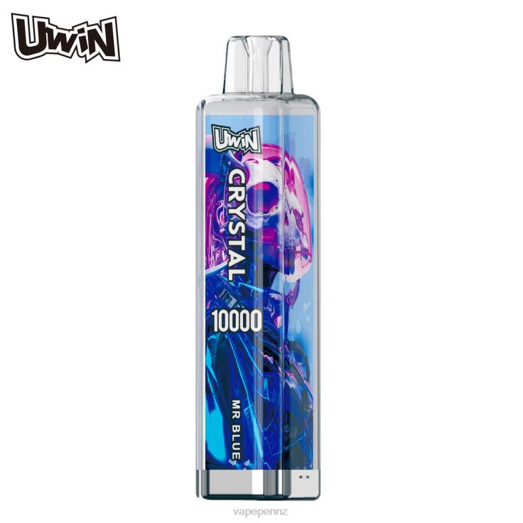 Vape NZ Mr Blue | UWIN CRYSTAL 10000 DISPOSABLE VAPE 48X6P15