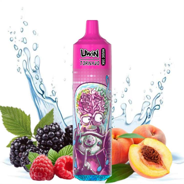 Vape NZ Peach Berry | UWIN CRYSTAL 35K DISPOSABLE VAPE 48X6P27