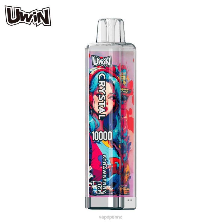 Vape NZ Strawberry Ice | UWIN CRYSTAL 10000 DISPOSABLE VAPE 48X6P9