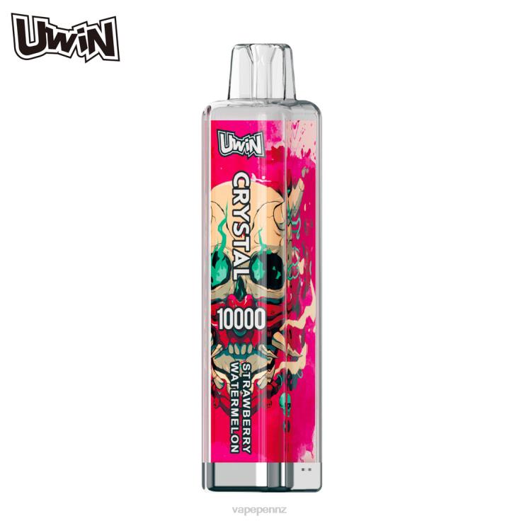 Vape NZ Strawberry Watermelon | UWIN CRYSTAL 10000 DISPOSABLE VAPE 48X6P3