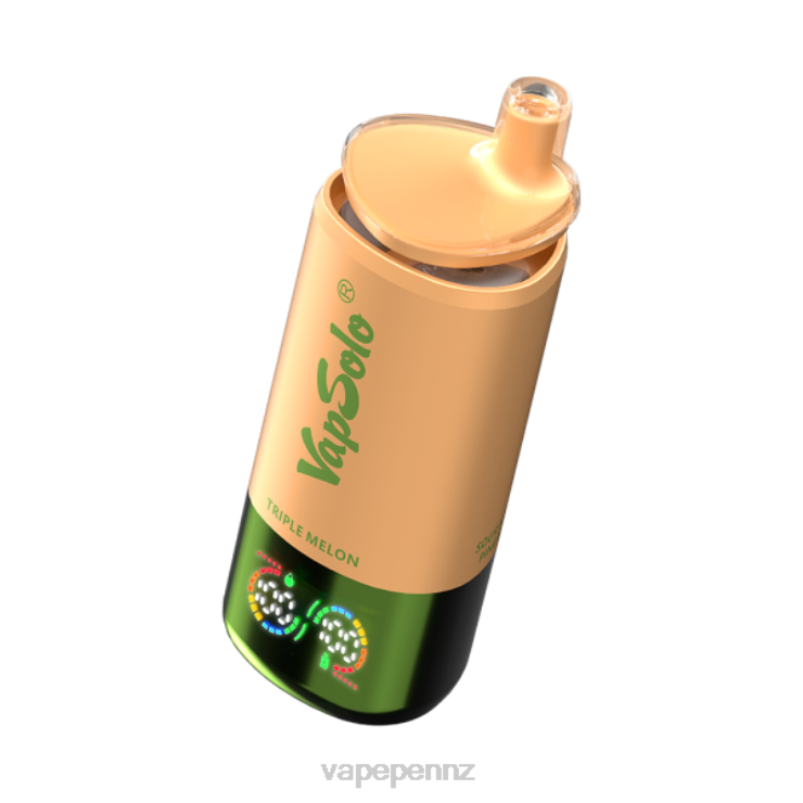 Vape New Zealand 4D2426 Strawberry Raspberry & Triple Melon & Sour Mango Pineapple VapSolo Triple 30000 Puffs