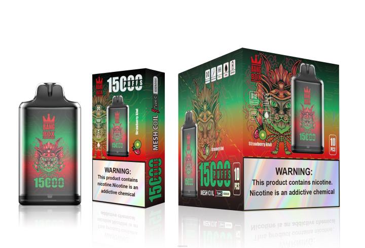 Vape New Zealand 4PBF100 Strawberry Kiwi - Bang Box S1-15000 Puffs