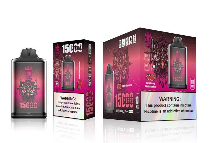 Vape New Zealand 4PBF105 Raspberry Watermelon - Bang Box S1-15000 Puffs