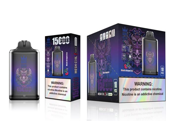 Vape New Zealand 4PBF110 Black Dragon Ice - Bang Box S1-15000 Puffs