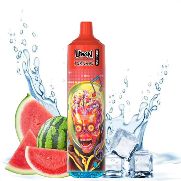 Vape New Zealand Watermelon Ice | UWIN CRYSTAL 35K DISPOSABLE VAPE 48X6P20