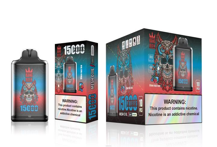 Vape Pen NZ 4PBF108 Blue Razz Ice - Bang Box S1-15000 Puffs