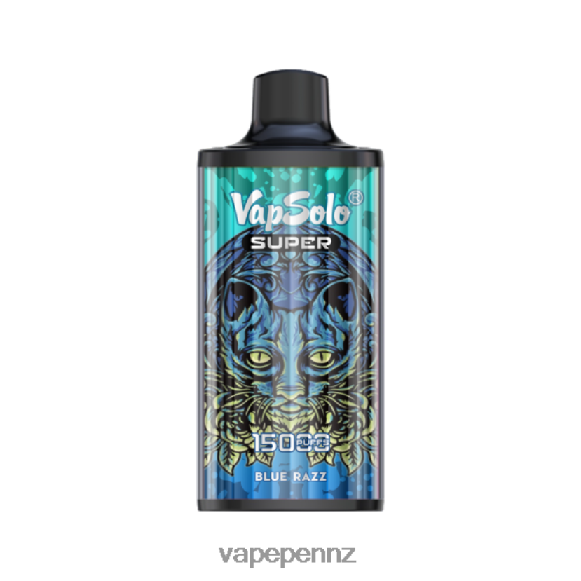 Vapsolo SUPER Disposable Vape Blue Razz 26JB6N126 Vape NZ