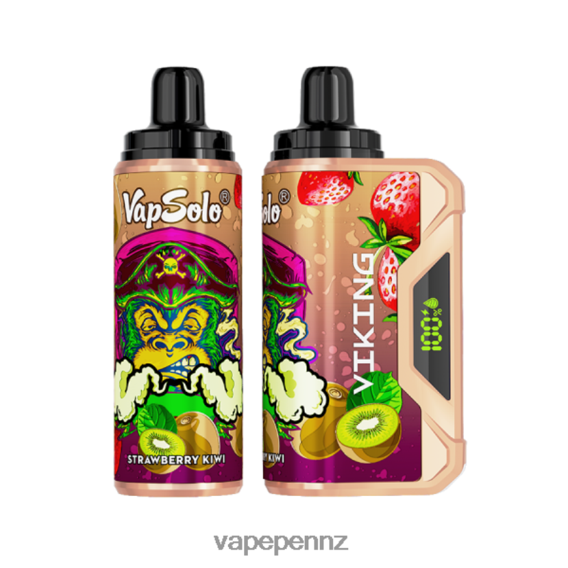 Vapsolo VIKING Disposable Vape Strawberry Kiwi 26JB6N156 Vape NZ