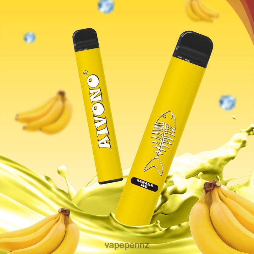 Aivono AIM FISHBONE 600 Banana Ice - 2B88Z276 Vape New Zealand