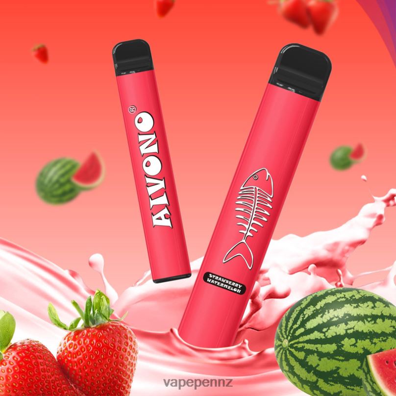 Aivono AIM FISHBONE 600 Strawberry Watermelon - 2B88Z282 Vape New Zealand