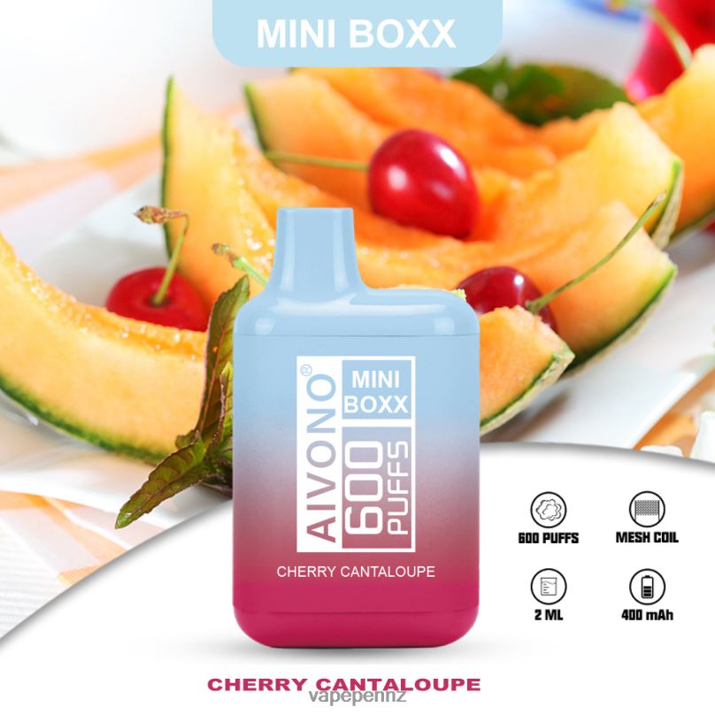 Aivono AIM MINI BOXX 600 Cherry Cantaloupe - 2B88Z239 Vape NZ