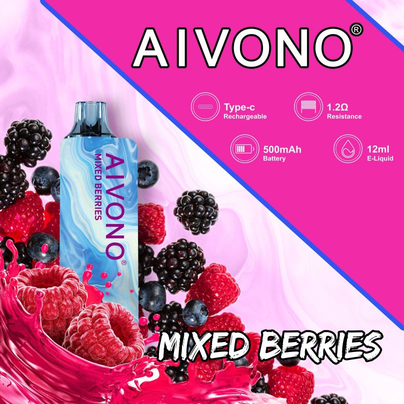Aivono AIM GUN 7000 Mixed Berries - 2B88Z111 Vape NZ